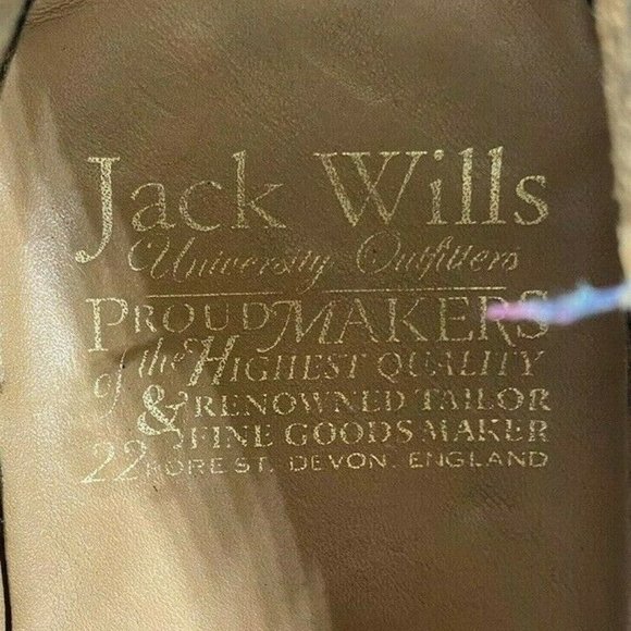 JACK WILLS Men’s Size 9 M Blue Suede Oxford Dress main image 10